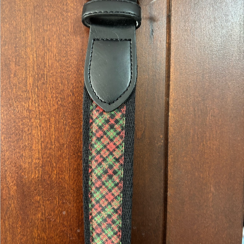 Stylish Plaid Men's Christmas Belt